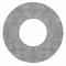 Flange Gasket, 2 Inch Pipe Size, 4 1/8 Inch Outside Dia, 2 3/8 Inch Inside Dia, Dark Gray