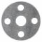 Graphite Flange Gasket, 4-5/8 Inch Outside Diameter, Dark Gray