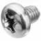 Phillips Drive Pan Head Screw, PK 50, M4 Thread Size, 35 mm Length