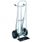 Beverage Hand Truck, Curved Back, 10" X 16" Shoe, 600 Lbs Load Cap.
