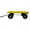 Trailer, Lip Up Deck, Pneumatic Wheel, Pin and Clevis, Yellow, 36 x 60 Inch Size