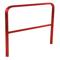 Pipe Safety Railing, Aluminium, Red, 48 Inch Long