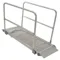 Walk Ramp With Rail, Aluminium Grip, 39.38 x 96.75 Inch Size