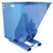 Self Dumping Hopper, Light Duty, 2.5 cu. yd., 2000 Lb., Blue, Steel