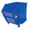 Self Dumping Hopper, Heavy Duty, 0.5 cu. yd., 6000 Lb., Blue, Steel