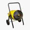 Portable Electric Salamander Heater, 30KW, 480 Volt, 3 Phase, Yellow