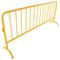 Yellow Barrier with Curved Feet, Heavy Duty
