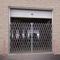 Double Fold Scissor Gate, Galvanised, 144 Inch Length x 96 Inch Height