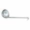 Ladle, 14 3/8 Inch Length, 3 1/8 Inch Width, Stainless Steel, 4 oz