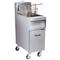 Gasfritteuse, freistehend, Kapazität 20.4 - 22.6 l, 70000 Btu / h, 200 - 390 ° F.