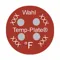 Non-Reversible Temp Indicator, Round Dot, 4 Points, 140/160/180/200 Degree F, 10 Pack