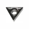 Triangle Turning Insert, 3/8 Inch Inscribed Circle, Neutral, Rm4 Chip-Breaker