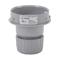 Tube Adapter, Tube Mount, 1/2 Inch Npt Thread Type, 62mm Dia., 60mm Height, Gray