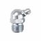 Grease Fitting, 1/4 18 Fitting Thread Size, 65 Deg Fitting Head Angle, PTF, Steel