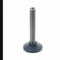 Leveling Foot, Stainless Steel, 3/8 Inch-16, 0.71 Inch Size Base Dia, 2.6 Inch Height