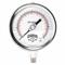 Industrial Compound Gauge, 30 To 0 To 30 Inch Hg/Psi, Liquid-Filled, 6 Inch Dial, Pfp