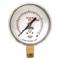 Welding Regulator Pressure Gauge, Non-Sparking, Brass, 0 to 60 psi, 2 Inch Dial, Bottom