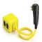 GFCI Portable Cord, Right Angle, Manual Reset, Duplex, 15A, 120V, 15.24m