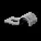 Half Clamp, 3/8 Inch Size, Stainless Steel