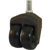 Dual Wheel Swivel Caster 150 Lb 2 Inch Rubber