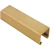 Channel Solid 12 Gauge Depth 1 1/2 Inch Gold