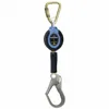 Self-Retracting Lifeline, 2 1/2 Inch Steel Rebar Hook Anchor, Harness Steel Carabiner