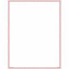 Precut Label Sheet, 11 x 8 1/2 Inch Size, Vynmark, Red/White, Outdoor