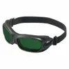 Safety Goggles, Ansi Dust/Splash Rating D3/D4, Black, Traditional Goggles Frame, Green