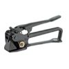 Umreifungsspanner, robust, manuell, Drucktyp, Vorschubrad, Größe 5/8–1–1/4 Zoll, Stahl