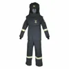 Arc Flash Suit Kit, 4XL Size, Charcoal Gray, 25 cal/sq cm, 3 HRC