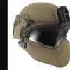 Complete Tactical Helmet System, Xl, Black, 7-3/4 To 8-1/4 Fits Hat Size