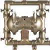 Double Diaphragm Pump, 41 Gpm Max., Santoprene, Single Manifold Connection, 1 1/2 Inch Size