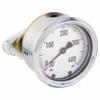 Verbundmessgerät für Plattenmontage, Brandmeldetafeln, U-Klemme, 30 bis 0 bis 400 Zoll Hg/PSI
