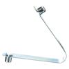 Druckknopf, doppelseitig, Stahl, 3/8 Zoll Kopfdurchmesser, D, 11/25 Zoll Kopfhöhe, verzinkt, 5er-Pack