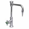 Schwanenhals-Laborhahn, Chromoberfläche, 2 GPM Durchflussrate, Vakuumbrecher