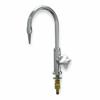 Schwanenhals-Laborhahn, Chrom-Finish, 2.2 GPM Durchflussrate, manuell, Kreuz