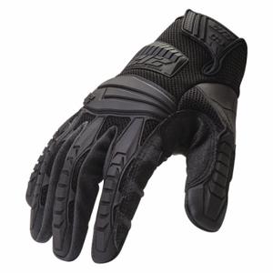 212 PERFORMANCE IMPC3AM-05-009 Mechaniker-Handschuhe, Namar 4k, Schwarz, unbeschichtete Handfläche, Schwarz, 1 Paar | CN7TKX 378N34