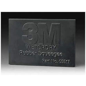3M 05517 Rubber Squeegee 2.75 x 4 1/4 Inch Black, 50 Pk | AC2ECQ 2JDE5