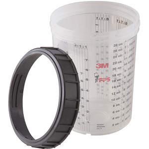 3M 16023 Cup And Collar Large, 4 Pk | AC2ECE 2JDD4