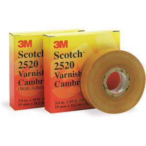 3M 2520 3/4X36 YD Varnished Camberic Tape 3/4 x 108 Feet 8mil | AE2NYD 4YT67
