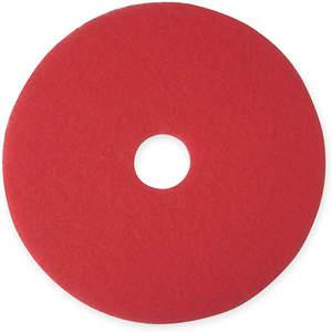 3M 5100 Buffing and Cleaning Pad 19 Inch Red, 5 Pk | AD2TKY 3U093