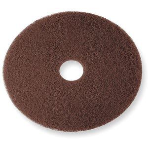 3M 7100 Stripping Pad 13 Inch Brown, 5 Pk | AE2APM 4WD08