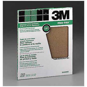 3M 99403 Sanding Sheet 11 x 9 Inch 120 G Aluminium Oxide, 25 Pk | AB9BUW 2AYJ7