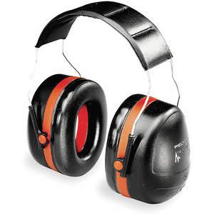 3M H10A Ear Muff 30db Over-the-head Black/orange | AA9BJE 1C139