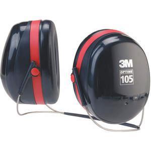 3M H10B Ear Muff 29db Behind-the-head Black/red | AD2DWD 3NKY7