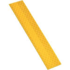 3M 3431 Reflective Tape Strips Yellow, 10 Pk | AD6JEF 45J837