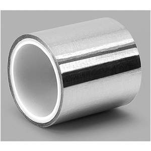 3M 433L Foil Tape with Liner 1In. x 5 yard Silver | AD6JYL 45K242