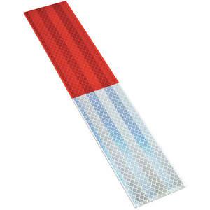 3M 983-326 Reflective Tape Strips Red/White, 10 Pk | AD6JZZ 45K291