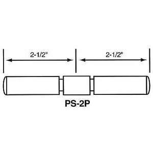 3M PS-2P-B Pin, 2-Way, 15 Pk | AB9LAE 2DTH6