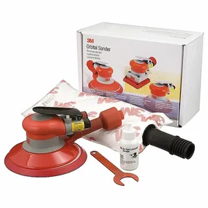 3M 05114120208 Air Orbital Sander, 5/16 Inch Orbit, Self-Vacuum, Midweight, 0.3 Hp, 17 Scfm, 2 Lb | CN7TPY 381H40